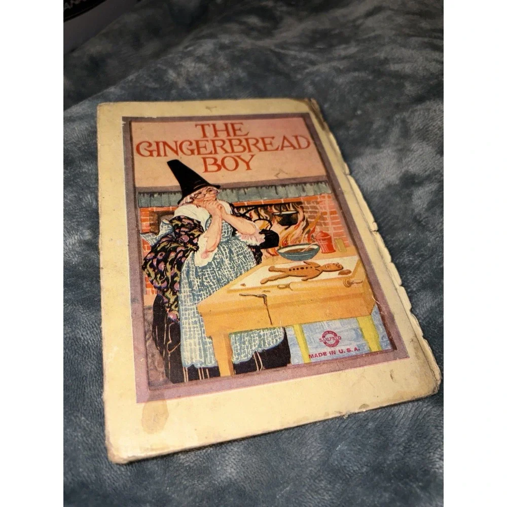 The GingerBread Boy‎ - 1921 Children's Book-Saalfield Publishing Akron Oh